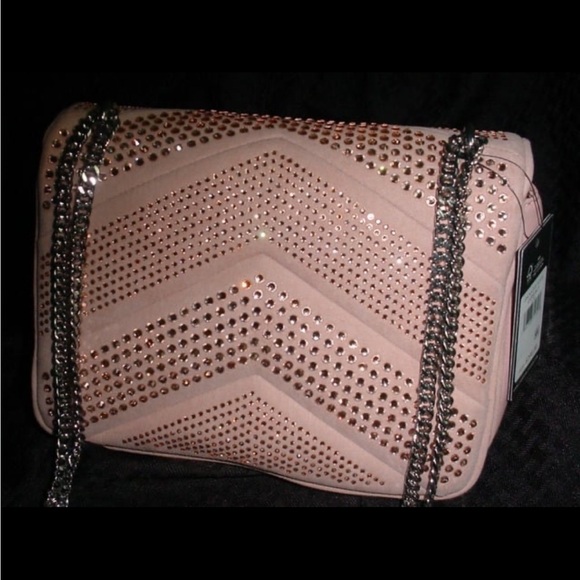 Karl Lagerfeld Handbags - KARL LAGERFELD NWT Rhinestone BLING Shoulder Fleur Bag